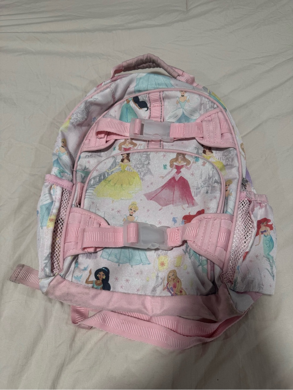 🖤Pottery Barn Kids Mackenzie Disney Princess Castle Shimmer Backpack🖤
